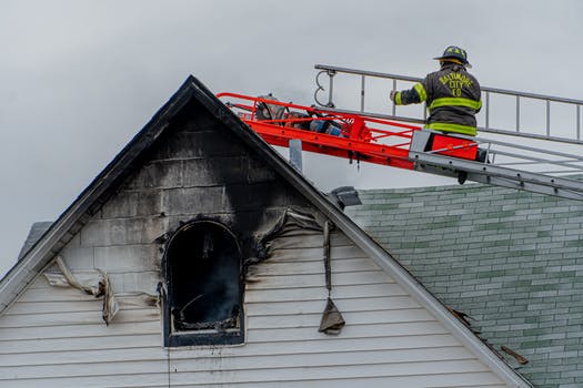 Fire damage a homeowners claim